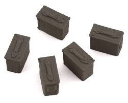 SCALE BY CHRIS SBCS24X 1/24 Scale Ammo Cans (5)