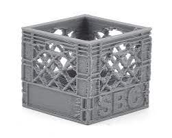 SCALE BY CHRIS SBC026SG Small Milk Crate (Grey)