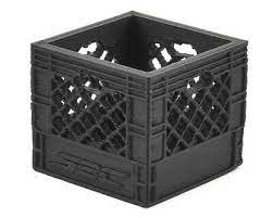 SCALE BY CHRIS SBC026MB Medium Milk Crate (Black)