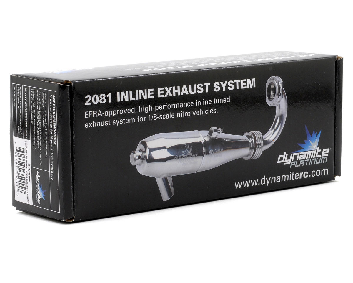 DYNAMITE DYNP5008 1/8 In-line Tuned Exhaust System EFRA 2081