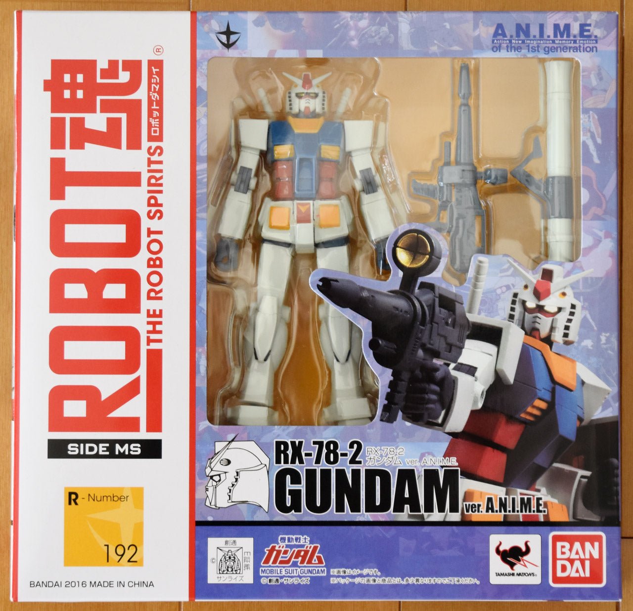 BANDAI 2321482 RX-78-2 GUNDAM ver. A.N.I.M.E. "Mobile Suit Gundam", Bandai Spirits THE ROBOT SPIRITS