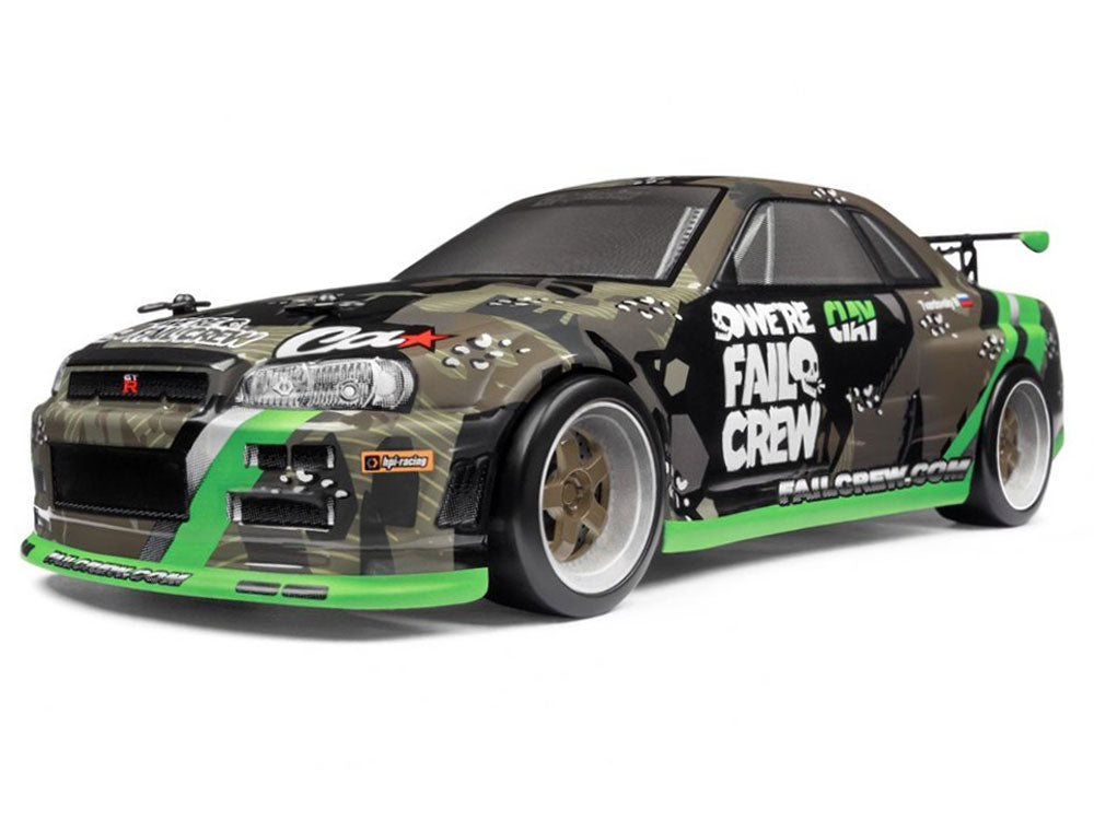 HPI 120101 Micro RS4 Drift Fail Crew Nissan Skyline R34 GT-R RTR Ready To Run w/ Battery & Charger