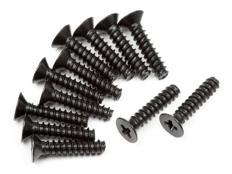 HPI Z478 2.6x12mm Flat Head Self Tapping Phillips Screw (12) m2.6x12