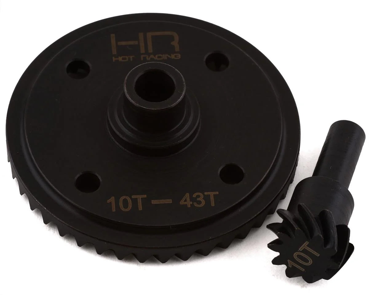 HOT RACING AON9043 Arrma 6S Steel Helical Differential Ring/Pinion (43T/10T)