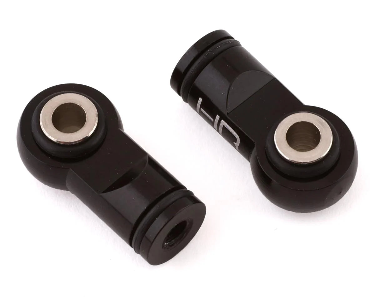 HOT RACING ERVT154X01 Traxxas Revo Ball Type Aluminum Shock Ends (Black) (2)