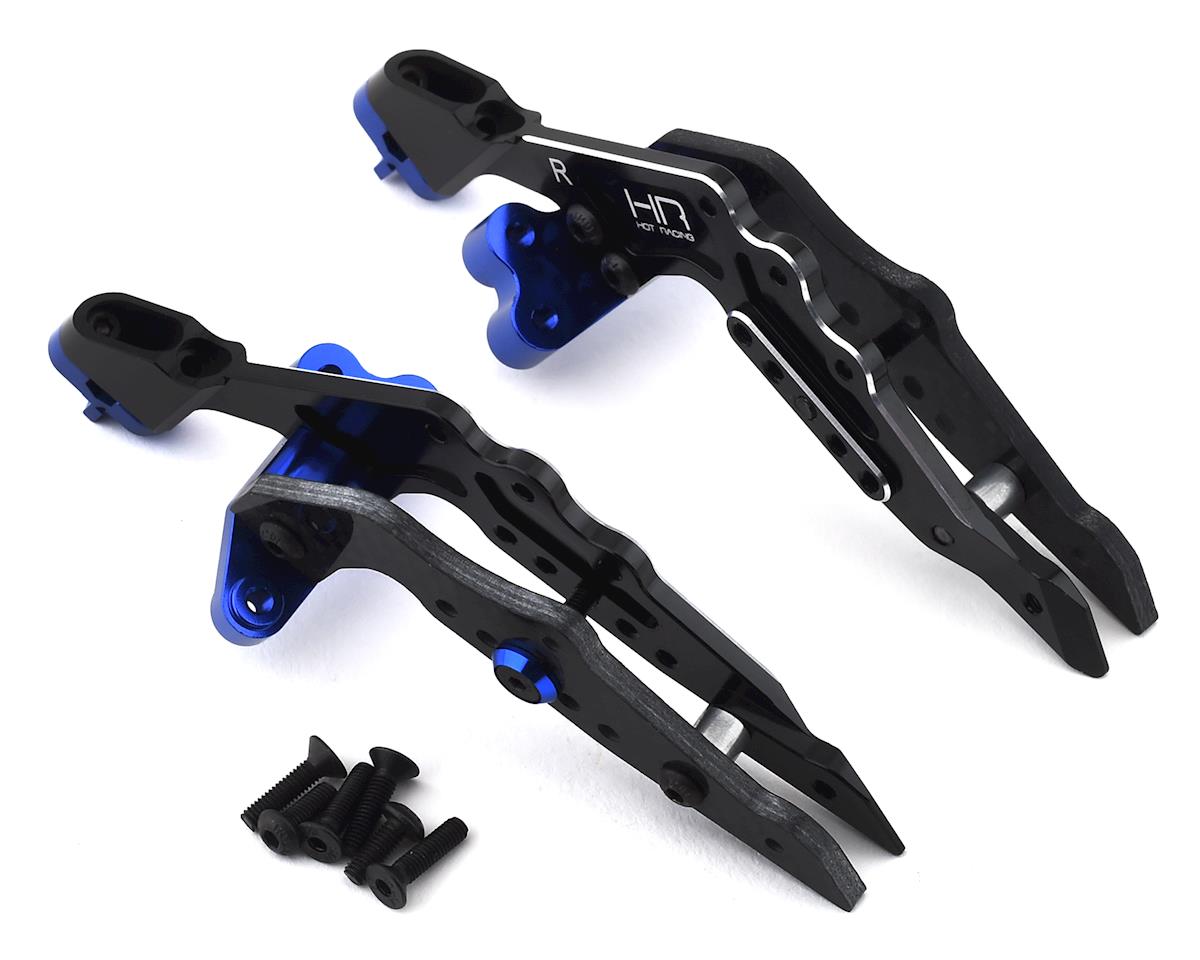 HOT RACING LRR30G06 Losi Baja Rey/Rock Rey Aluminum Rear Shock Tower Set (Black)