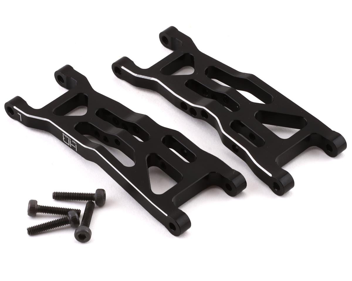 HOT RACING MTT5501 Losi Mini-T 2.0/Mini-B Aluminum Front Arm Set (Black) (2)