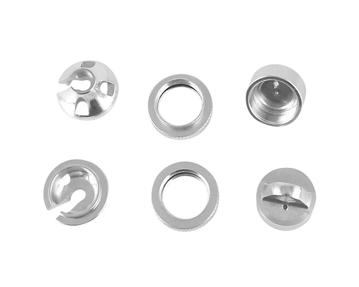 HOT RACING RVO15608 Aluminum GTR Shock Upgrade Kit (Silver)