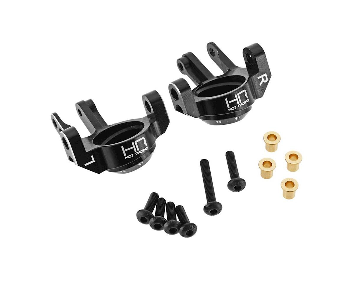 HOT RACING SCXT2101 Axial SCX10 II Aluminum AR44 Steering Knuckles (Black)