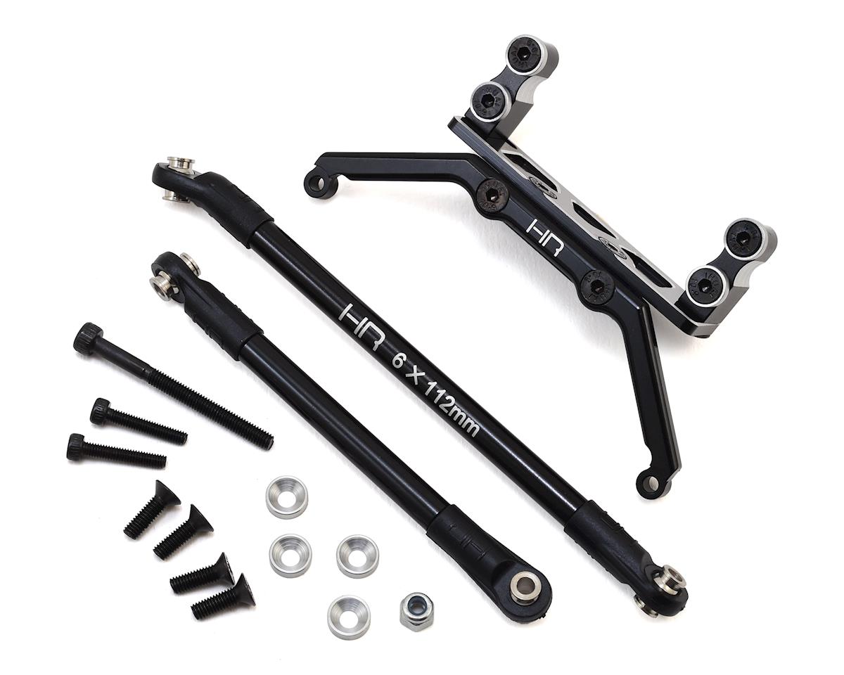 HOT RACING SCXT24AM01 Axial SCX10 II AR44 Aluminum Servo On Axle SOA Mount Black