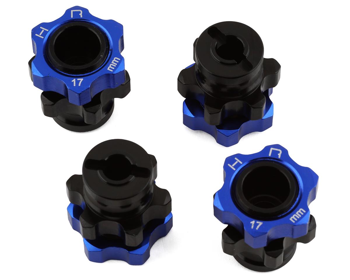 HOT RACING SLF117X06 Light Weight Splined 17mm Hubs for Traxxas Rally VXL Slash 4X4 Stampede 4x4 and Telluride 4X4