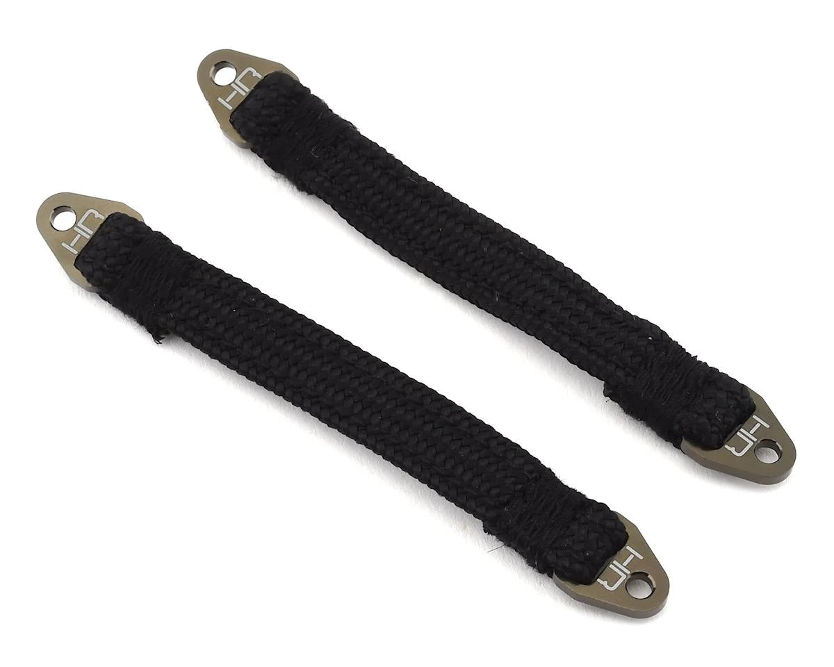 HOT RACING SLS90T1111 90mm Suspension Travel Limit Straps (2) Gunmetal
