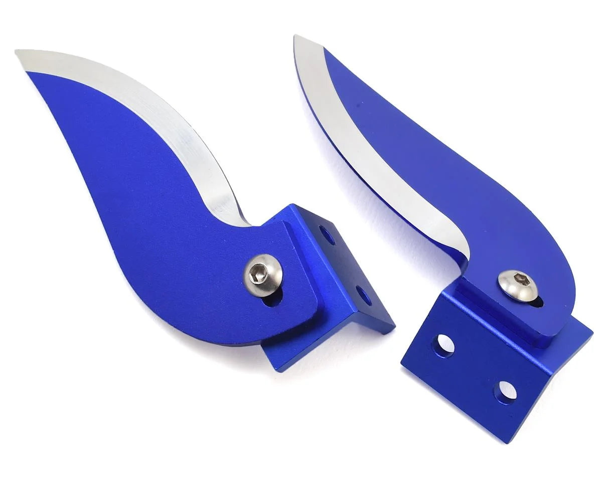 HOT RACING SPN56TF06 Traxxas Spartan Aluminum Adjustable Turn Fins