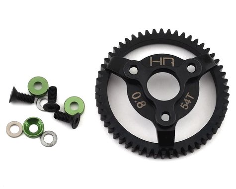 HOT RACING STE24 Traxxas 32P Steel Spur Gear (Green) (54T)