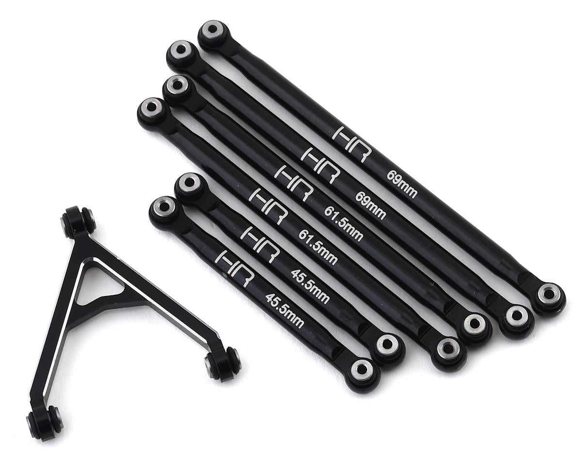 HOT RACING SXTF133A01 Aluminum Link Set for LWB, 133.5mm SCX24