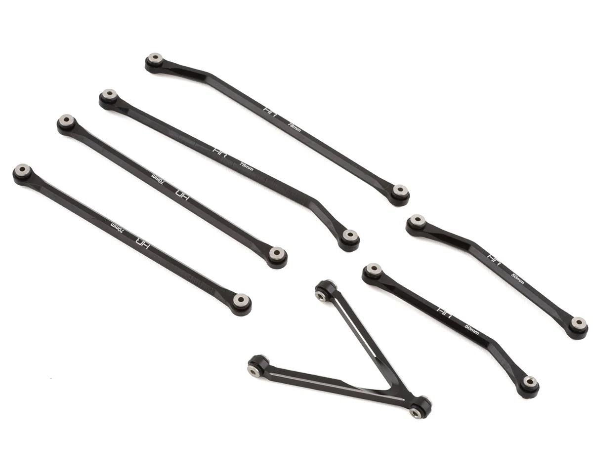 HOT RACING SXTF133HG01 Axial SCX24 Aluminum High Clearance Link Set (153.7mm)