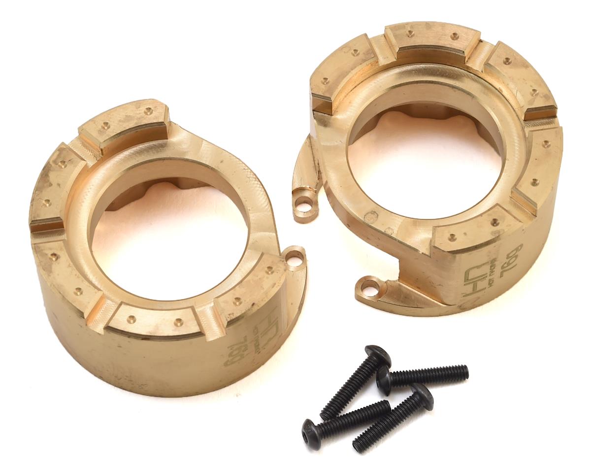 HOT RACING TRXF21HKW Traxxas TRX-4 Brass Heavy Metal Knuckle Weight (2)