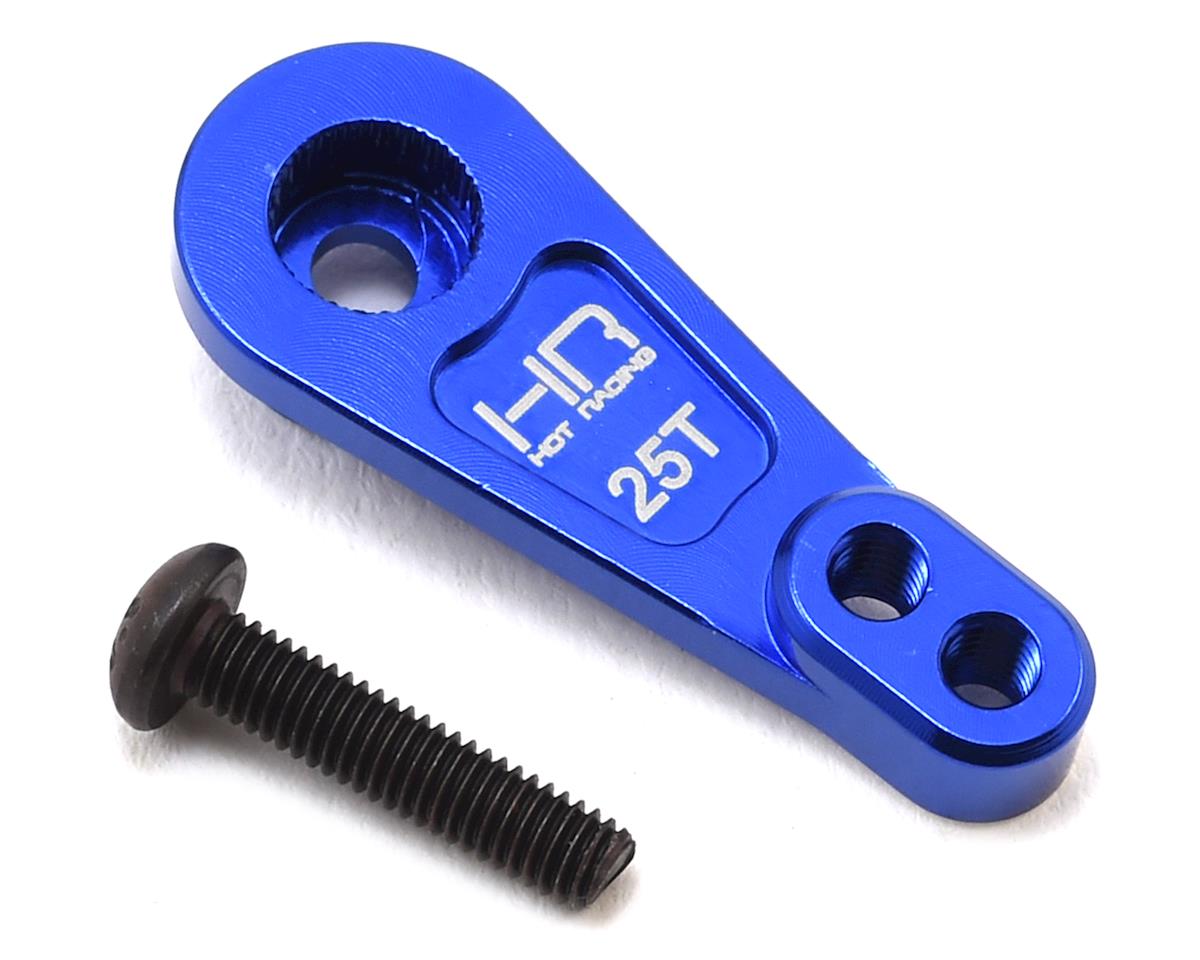 HOT RACING TRXF25SH06 Traxxas TRX-4 Aluminum Servo Horn (Blue) (25T)