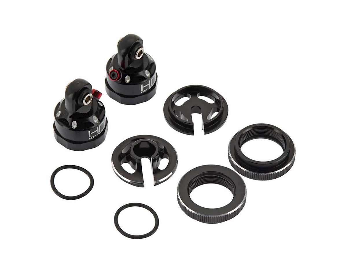 HOT RACING XMX156M01 Aluminum Bleeder Shock Caps w/ Spring Retainer, for Traxxas X-Maxx