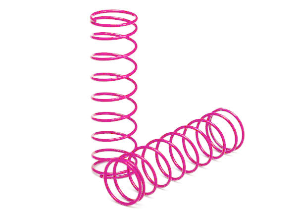 TRAXXAS 2458P Springs, front (pink) (2)