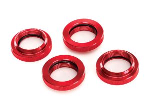 TRAXXAS 7767R Spring Retainer Red-Anodzied Aluminum GTX Shocks