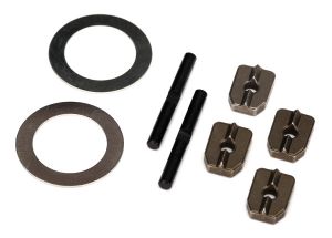 TRAXXAS 7783X Spider gear shaft (2)/ spacers (4)/16x23.5x.5 stainless washer (2) (for #7781X aluminum differential carrier)