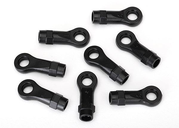 TRAXXAS 8277 Rod ends, angled 10-degrees (8)