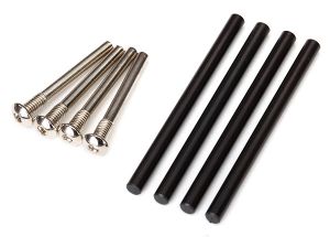 TRAXXAS 8340 Suspension pin set, complete (front and rear)