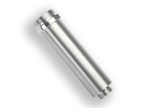 TRAXXAS 8453 Body, GTR shock, 64mm, silver aluminum (front, no threads)