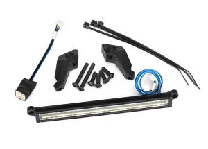 TRAXXAS 8486 LED light bar, front (high-voltage) (52 white LEDs (double row), 100mm wide)