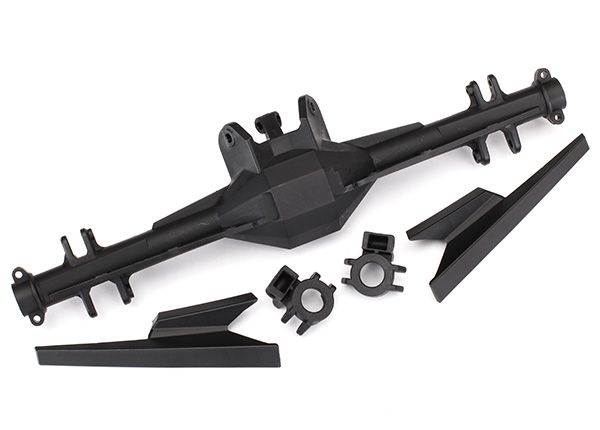 TRAXXAS 8540 Axle housing, rear/ axle supports, left & right/ axle hub, rear (2)