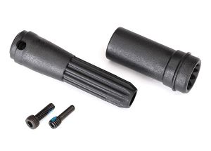 TRAXXAS 8556 Driveshafts, center front/ 4mm screw pin (1)/ 3x10 CS (1)