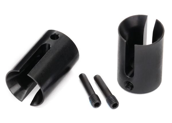 TRAXXAS 8652 Drive cup machined steel (2)/ 4x17mm screw pins (2)