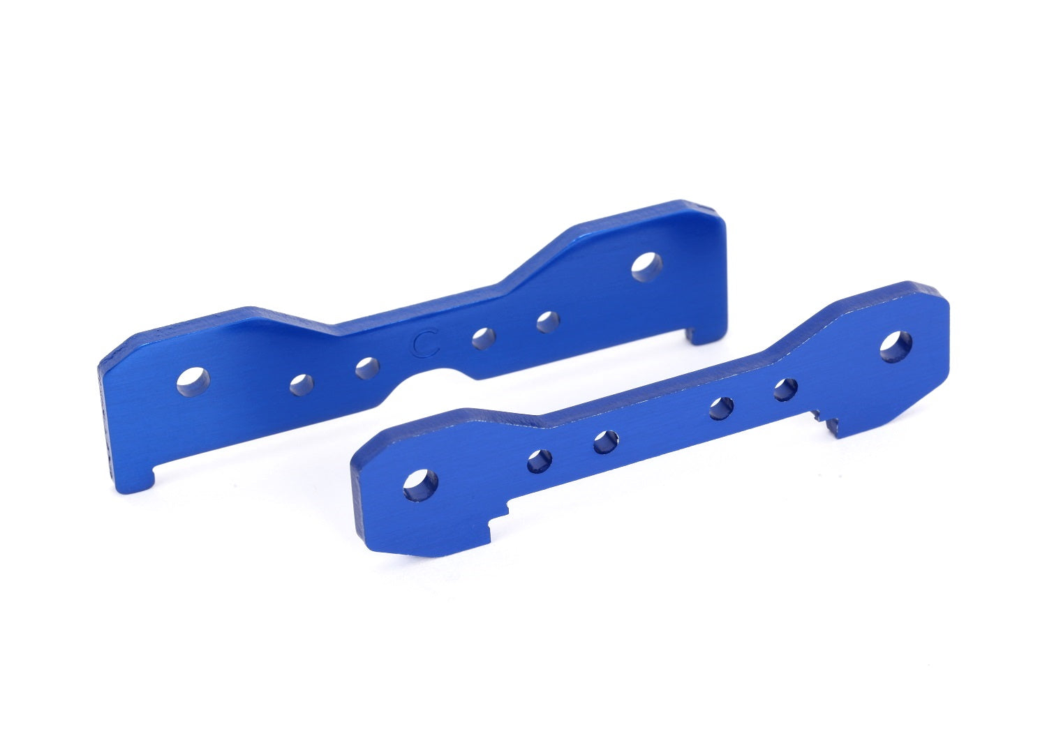 TRAXXAS 9528 Tie bars, rear, 6061-T6 aluminum (blue-anodized)