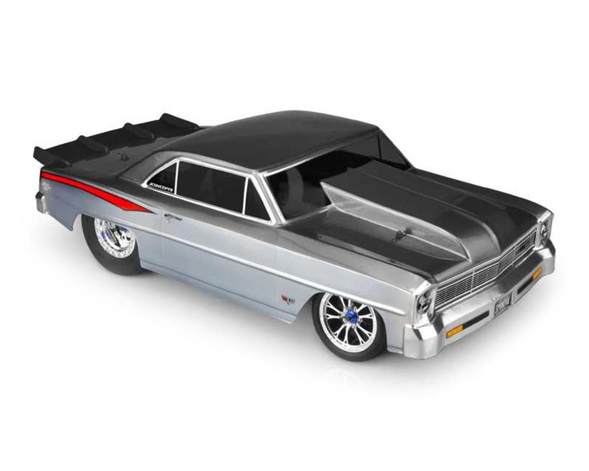 JCONCEPTS 0398 1966 Chevy II Nova V2 Street Eliminator Drag Body Clear