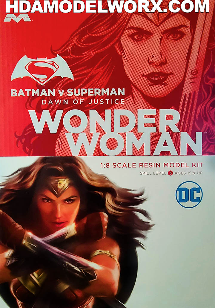 MOEBIUS 1015 1/8 WONDER WOMAN Scale resin