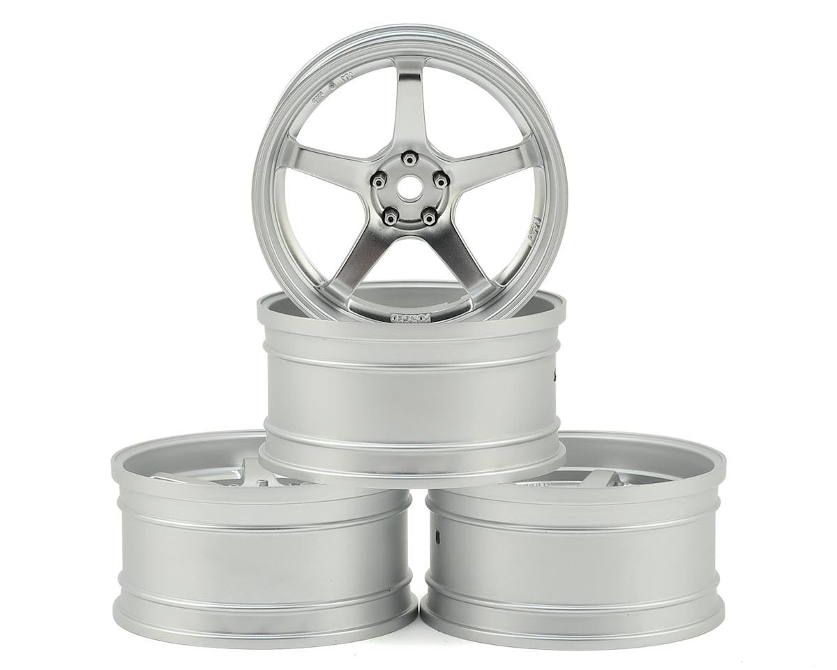 MST 832110FS GT Wheel Set (Matte Silver/Matte Silver) (4) (Offset Changeable)