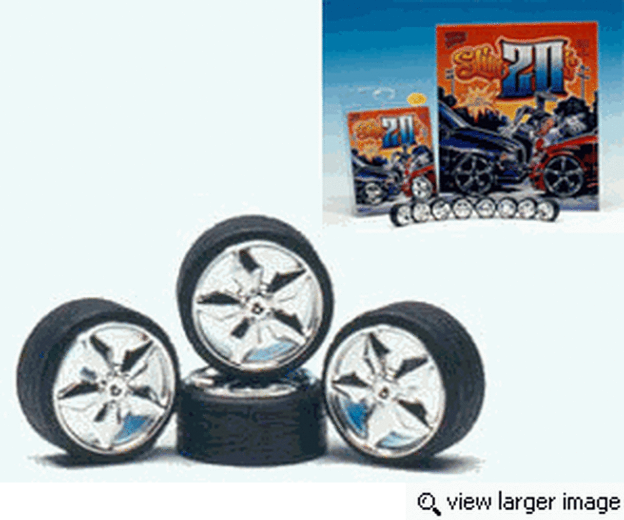 HOPPIN HYDROS 524 SLIM 20s Rims and Tires "NINJA" 1/24- 1/25 Scale