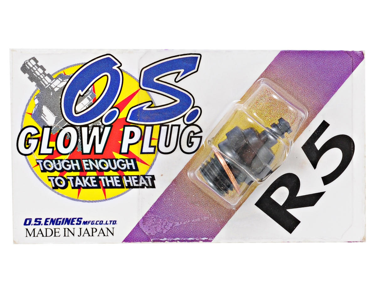 OS ENGINE R5 Short Body Standard Glow Plug "Medium"