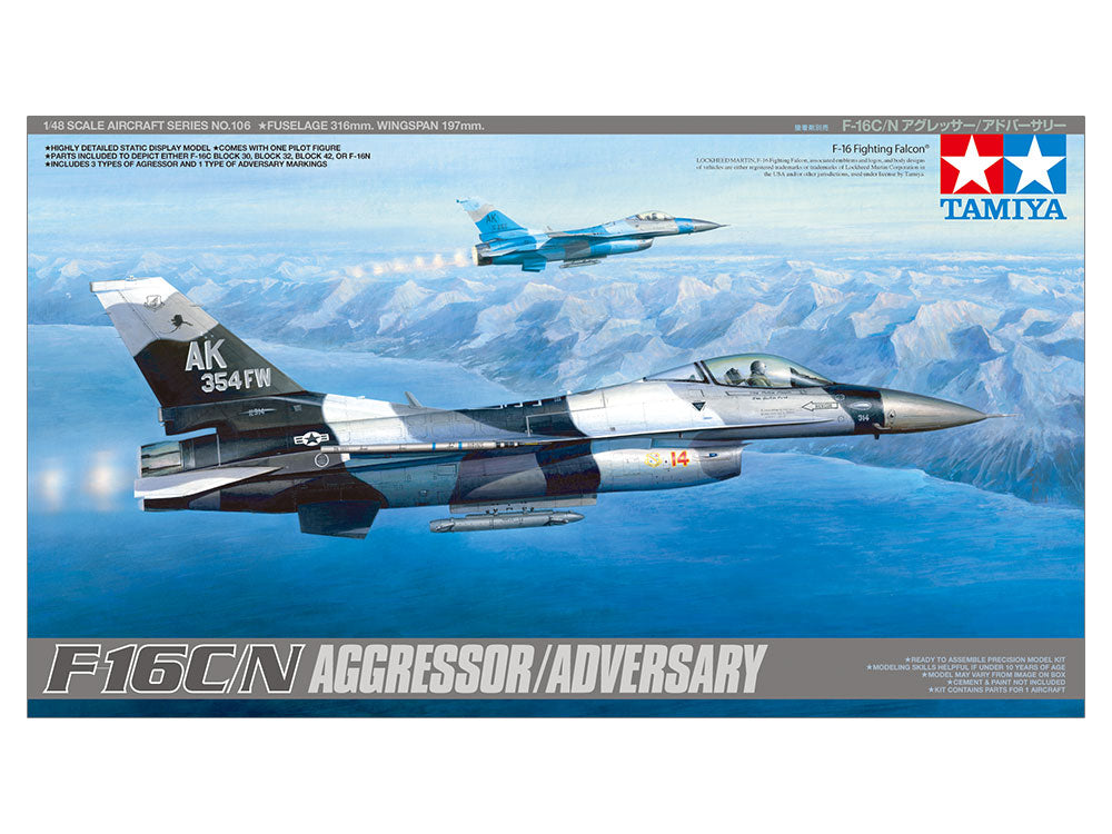 TAMIYA 61106 1/48 F-16C/N "Aggressor/Adversary"