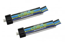 COMMON SENSE RC 1S250-45M Lectron Pro 3.7V 250mAh 45C Lipo Battery 2-Pack for Blade Inductrix FPV and Tiny Whoop