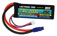 COMMON SENSE RC 2S2000-25E 7.4V 2S 25C w/ EC3 LIPO