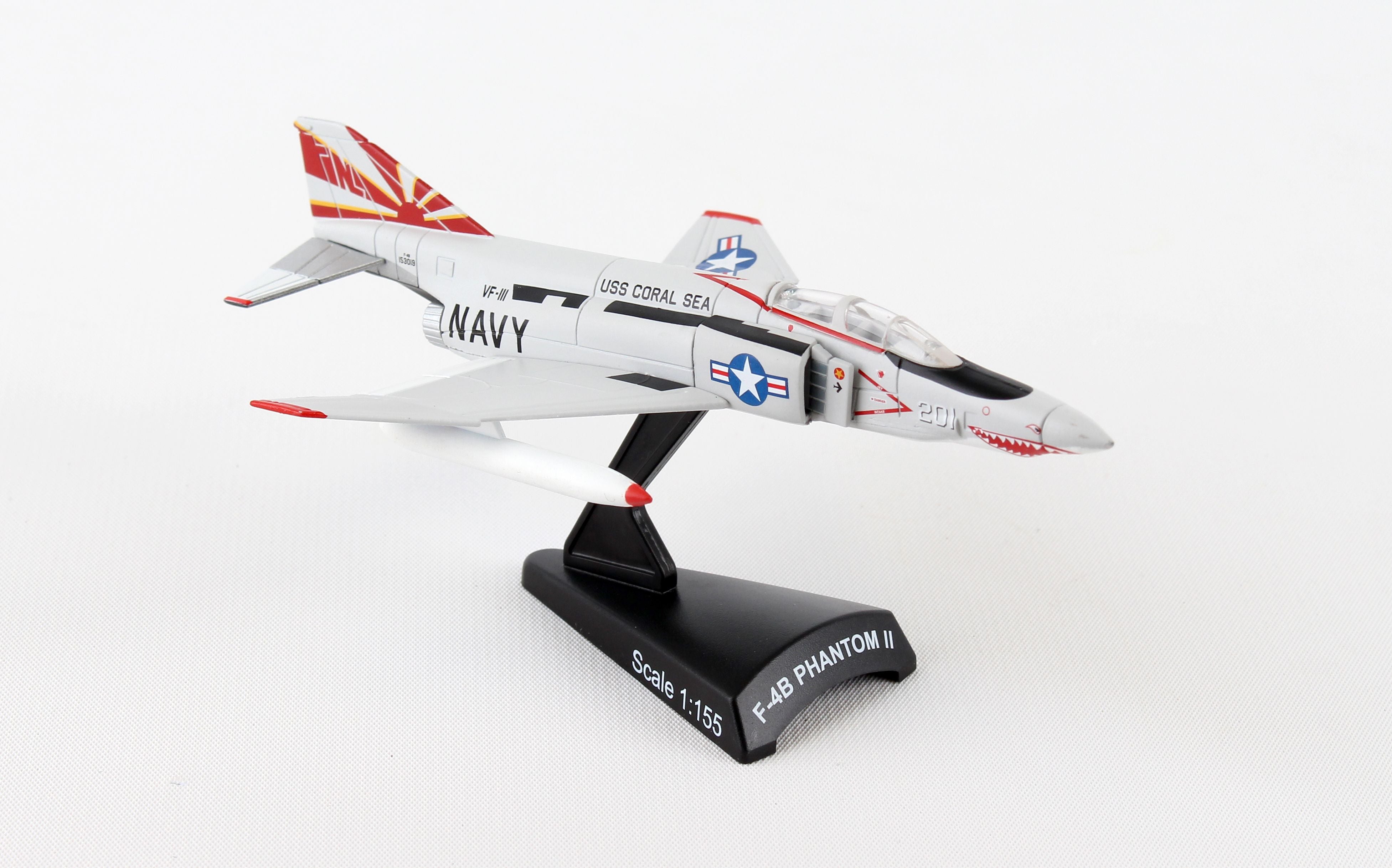 DARON PS5384-3 POSTAGE STAMP F-4B PHANTOM II 1/155 SUNDOWNERS