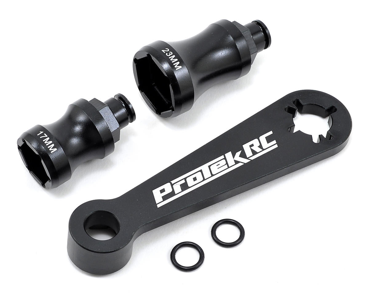 PROTEK PTK-2024 Aluminum Hex Wheel and Flywheel Wrench Buggy, Truggy 17mm & 23mm