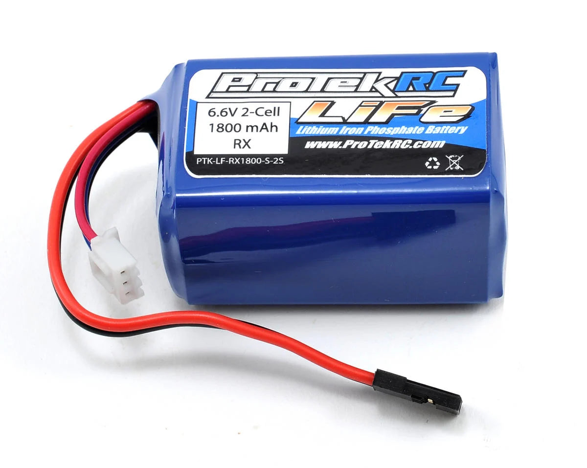PROTEK PTK-5162 LiFe Kyosho & Tekno Hump Receiver Battery Pack (6.6V/1800mAh) (w/Balancer Plug)