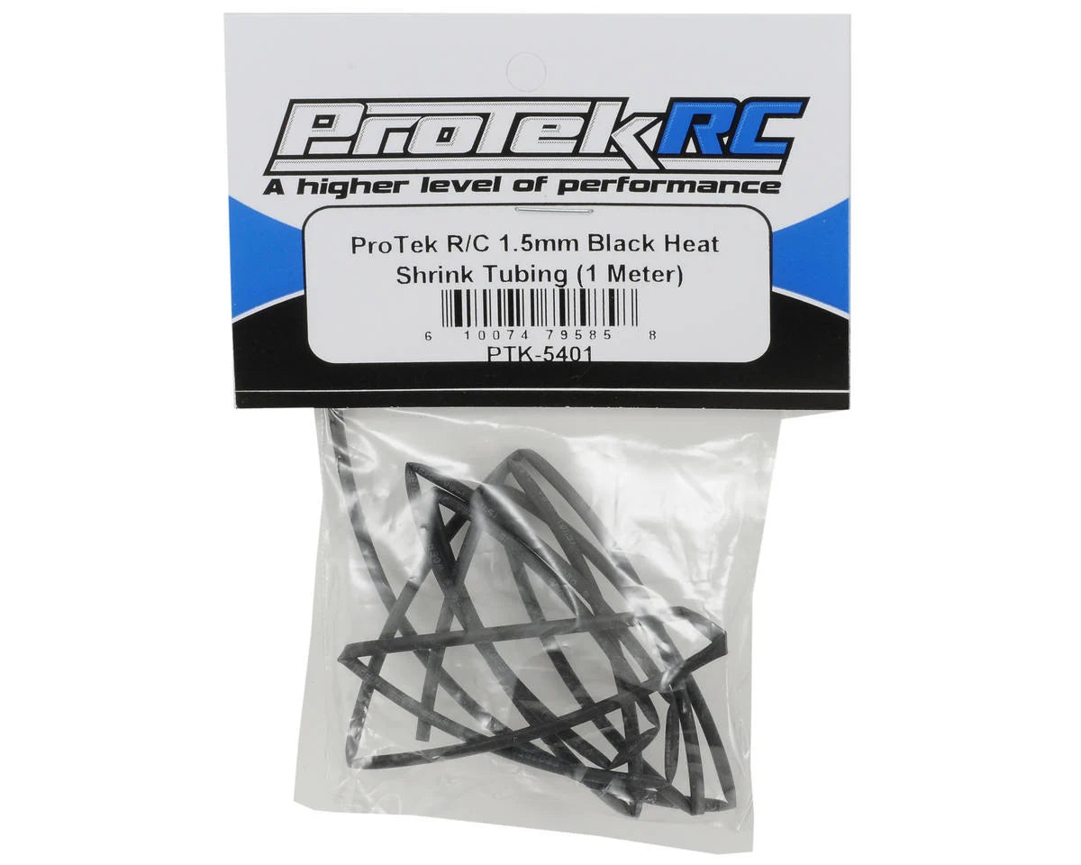 PROTEK PTK-5401 1.5mm Black Heat Shrink Tubing (1 Meter)