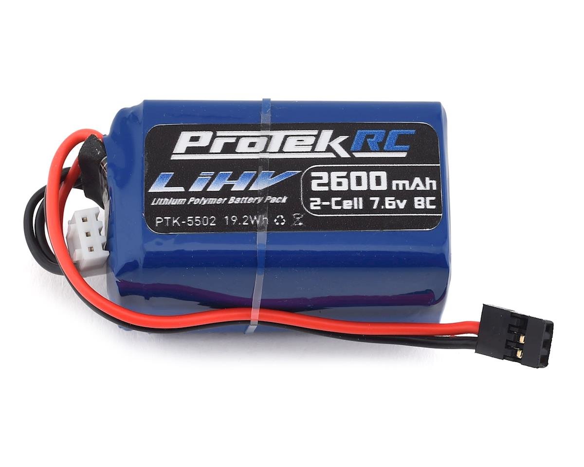 ProTek PTK-5502 RC HV LiPo Hump Receiver Battery Pack (Kyosho/Tekno) (7.6V/2600mAh) (w/Balancer Plug)