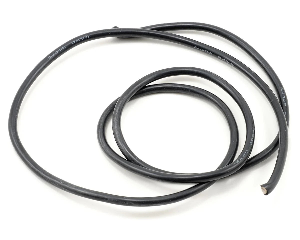 PROTEK PTK-5601 Silicone Hookup Wire (Black) (1 Meter) (12AWG)