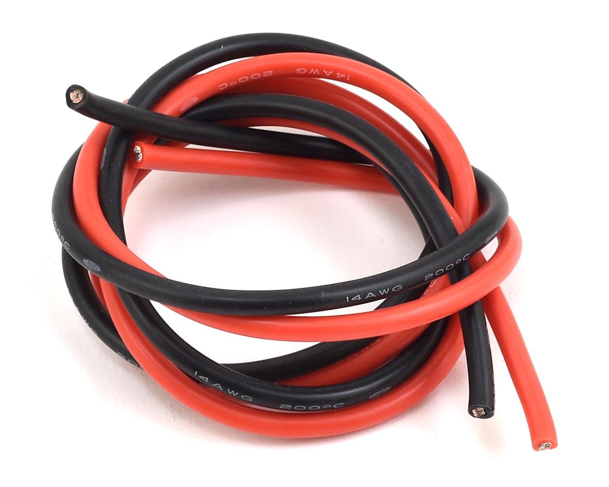 PROTEK PTK-5615 14awg Silicone Wire Red & Black 2' ea