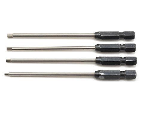 PROTEK PTK-8243 "TruTorque" Metric 1/4" Power Drill Tip Set (4) (1.5, 2.0, 2.5, 3.0mm)